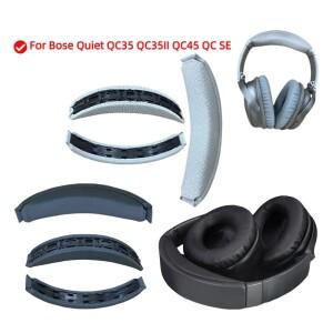 [호환품]보스 호환 Quiet QC35 QC SE 헤드폰 소프트 단백질 가죽 이어 패드 용 교체 쿠션