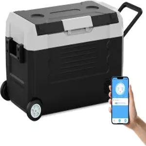 서브선12V 쿨러 자동차 냉장고 48QT -4 °F ~ 68 고속 냉각 12/24V DC 및 110-220V AC 휴대용 냉동고 캠핑