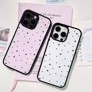 Ins 어 사랑스러운 전체 화면 스타 전화 케이스 아이폰 호환 16 15 14 13 12 11 프로 최대 Xr XS XSMAX 미