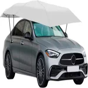 트럭 픽업 SUV 트랙터 보트용 자동차 선쉐이드 우산 커버 텐트 15피트 유니버설 캐노피 차양