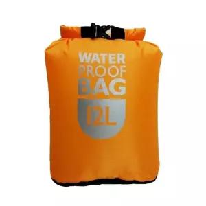 방수가방 바닷가 개울가 드라이백 12L 오렌지 (WFJPVMR)