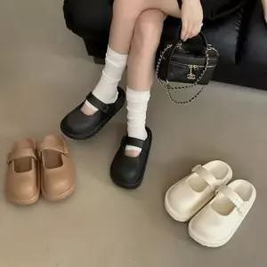 경량 넓은 발볼 아쿠아 슬리퍼 여성용 EVA 뮬 (WFJ5TOC)