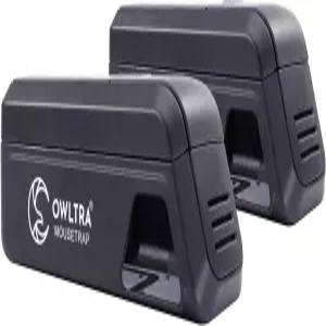 OWLTRA OW-2 실내 전기 마우스 트랩 2 PCS 반려동물 안전 트리거가 있는 설치류 재퍼 즉시 처치 블랙