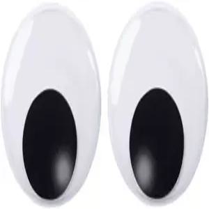 데코라 7.5인치 거인 구글리 크리스마스 트리 파티 장식용 셀프 로 플라스틱 꿈틀거림 눈을 사로잡다 2피스