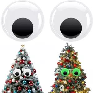 루테미 8개 5.9인치 자이언트 윙글 즈 크리스마스 셀프 라지 장식 스티커용 다크 빅 DIY 공예품으로 빛나다