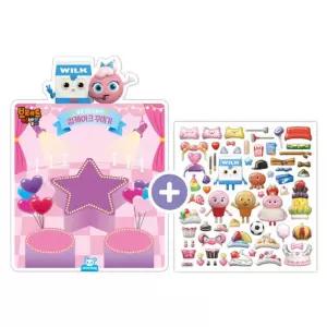 브레드이발소 컵케이크 스티커놀이 생일선물