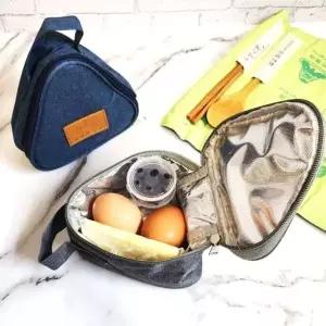 미니도시락가방 보온보냉 나들이 간식 가방 네이비 (WFJPWCU)