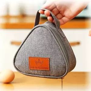 미니도시락가방 보온보냉 나들이 간식 가방 그레이 (WFJPWCT)