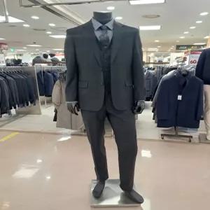 [바쏘옴므]바쏘옴므 차콜레귤러 울혼방 허리밴드 스판정장(SA1-JW06