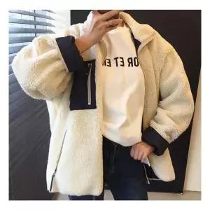 여자양털집업 여성털자켓 3컬러 1P 여자 겨울 목이긴 후리스 잠바 1007221