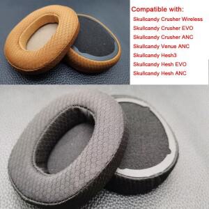 [호환품]Skullcandy Hesh 3/ANC/Evo & Crusher Wireless/ANC/Evo Venue ANC 헤드폰 교체용 이어 패드 쿠션