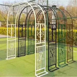 장미 울타리 철제 터널 오벨리스크 엔틱 식물 고백을