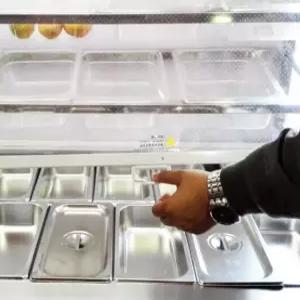 쇼케이스 롤스크린 가림막 언블라인드 뷔페용스크린 식당용스크린 업소용음식스크린 롤커버