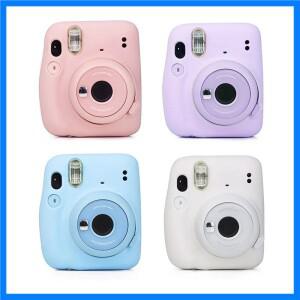 후지필름 인스탁스 미니 11 용 보호 커버 소프트 쉘 단색 스크래치 방지 케이스 카메라 실리콘 케이스