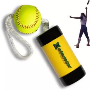 12인치 프리미엄 가죽 실내 볼로 그립감을 개선한 복합 젤레레이터 패스트피치 소프트볼 피칭 트레이너 및