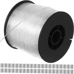 에피지스트 1세트 나일론 낚싯줄 클리어 행잉 와이어 주얼리 공예 낚시용 내구성 있는 내마모성 고강도