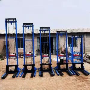 수동 유압 지게차 트 운반기계 반전동