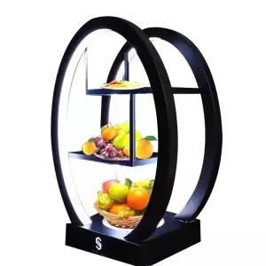 접시 바 단층 노래방 그릇 LED 트레이 빛나는 인테리어 라운지 고급 클럽 파티 과일