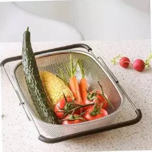 주방용 물빠짐 채반 싱크대 스테인리스 채반용기 조리기구