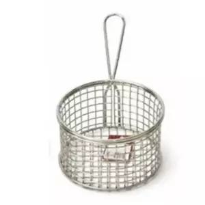 튀김 조리용 원형 바스켓 2호 스테인리스 튀김망 튀김용기 주방 필수 아이템