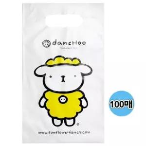 A5 단추봉투(100매입) 비닐 쇼핑백 손잡이 선물용봉투 손잡이가방 비닐쇼핑백 선물포장 택배봉투