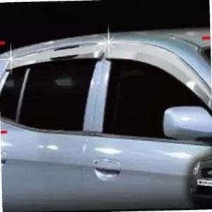 모닝 차양막 자동차 선바이저 빗물받이 크롬