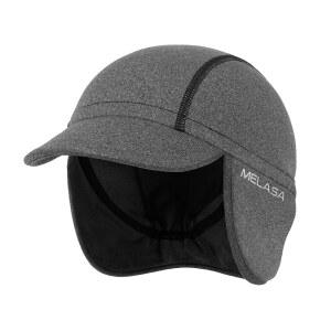 멜라사 겨울 플리스 사이클링 캡, 이어 워머 스컬 캡 헬멧 라이너, 선바이저, 남성용 자전거 모자 러닝 비니