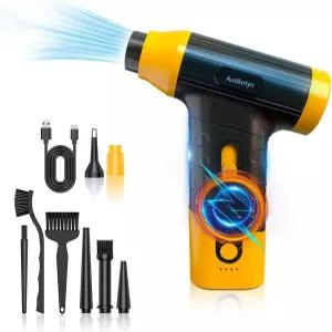 무선 전기 압축 공기 먼지기 - 키보드 PC 카메라 풍선 쿠션용 펌프 에어 매트리스 침대 보트 수영 링