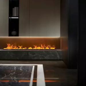 불멍 벽난로 인테리어 엔틱 대형 불꽃 실내