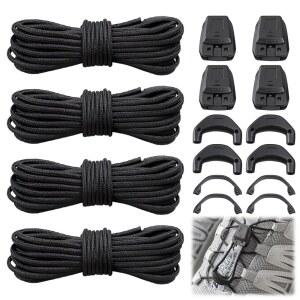 [미국배송] TNJPESSK 노타이 스니커즈 신발끈 편리한 스피드 끈 신발끈 퀵 잠금 시스템 교체