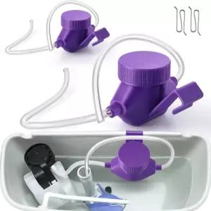 뮤넘 2팩 화장실 청소기 시스템 자동 얼룩 제거를 위한 셀프 클리닝 욕실 물탱크 정화 및 업그레이드 버전