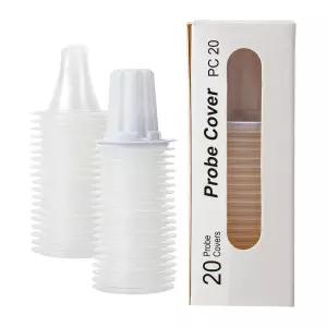 1000Pc 귀 온도계 프로브 커버 렌즈 필터 디지털 온도계용 일회용 위생 브라운 모델 커버와 호환 가능