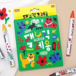 [파워쇼핑몰샵] 크레용 8색 에코백 파우치 꾸미기 새학기 미술 놀이 수업용