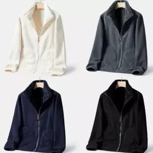 [모로엠]양털 플리스 양면 집업 남성 점퍼 ON JUA QWFLA3HX_P414156027