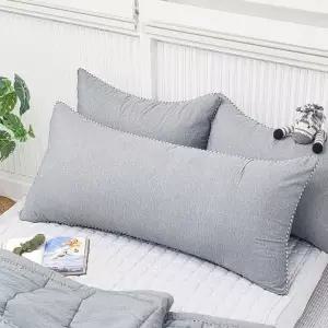 [베드앤데코][당일출고] 멜란지 등쿠션(솜포함) 60x110