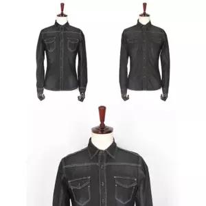 고품질 데님셔츠 무지 신상 스트라이프 남자셔츠 캐쥬얼 (WFJREKM)