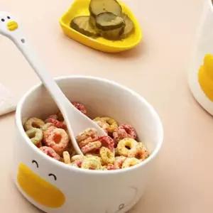 귀여운 오리 국그릇 2종 주방용 탕 용기 식탁용 그릇 (WFK6A80)