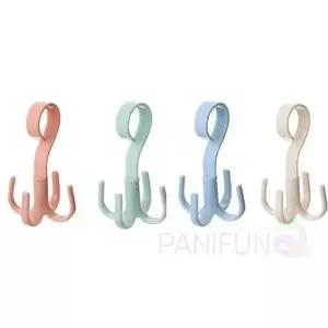 스카프 타이 정리 걸이 4구 벨트 넥타이 수납 옷걸이 (WFJR357)