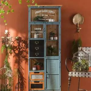 철제 수납장 캐비넷 컨테이너 산업 복고풍 산업용