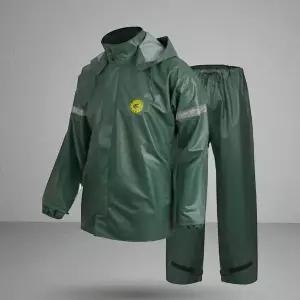 라이더 배달 우의 탈부착후드 상하의 바이크 레인코트 (WFJ6X1Z)