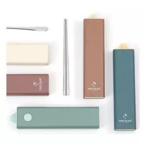 휴대용 수저 다용도 식사용 정리용 컨테이너 포함 (WFJ6CMH)