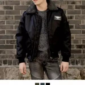 [라일리의류] Rly 패치항공점퍼 남자패딩점퍼 항공점퍼 남자점퍼 남