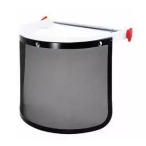 철망 보안면 안면 보호구 페이스쉴드 부착 작업 (WFK6K74)