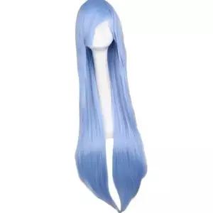 인모염색가발 파티 패션 스카이 하늘색 컬러가발 하늘 (WFJ6Z1W)