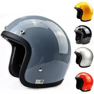 바이크 오토바이 반모헬맷 레트로 복고풍 엔틱 헬멧 카페 레이서 빈티지 소형 카스코 모토 유리섬유 경량