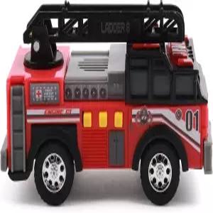 마이티 플릿 터프 미니 5인치 소방 사다리차 장난감 조명 및 사운드 사실적인 디자인 배터리 포함 - 3세+