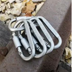 캠핑잠금고리 조인트 여닫이 8.2cm 물통걸이 배낭퀵링크 (WFJ6E3B)