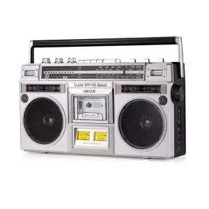 카세트 플레이어 빈티지 음원 라디오 채널 레트로