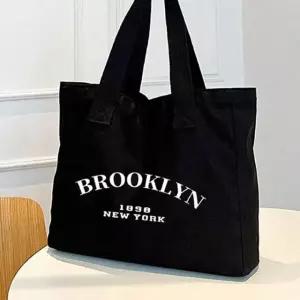 브루클린 레터링 데일리 빅 에코백 (WFK5NNY)