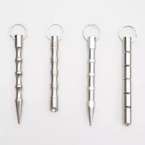 스테인레스 호신용 쿠보탄 열쇠고리 (WFK6DS7)